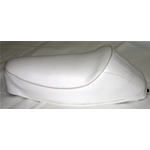 Sella con gobba bianca bordo bianco per VESPA 50 N L R SPECIAL