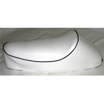Sella con gobba bianca bordo nero per VESPA 50 N L R SPECIAL