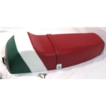 Super-Rennsattel mit italienischem Tricolor-Höcker für VESPA PX PE 125 150 200