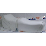 Selle sport blanche pour Vespa 125, 150, 125 PX, PE, Sprint, GL, TS, GTR