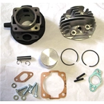 Gruppo Termico diametro 50 mm. 3 Travasi per VESPA 50 N L R SPECIAL PK 50 S APE Elaborazione da 50 a 80