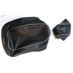 Housse de selle et coussin bleus pour Vespa 50 90 SS Super Sprint