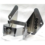 Soporte central cromado para rueda de repuesto para LAMBRETTA LI 3.ª serie DL SP