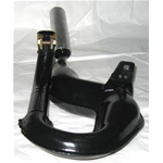 Marmitta serpentone SIMONINI verniciata NERA silenziatore ALLUMINIO per VESPA PX PE RALLY 200