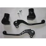 KIT Leve leva freno e frizione e Scarpette nere sportive per VESPA PX PE PK T5 50 125 150 180 200