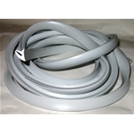 Kit de perfil de goma gris para bolsas de capó para VESPA 125 150 200 PX PE 160 GS 180 SS GL SUPER GT GTR SPRINT VELOCE ro 093687 101040