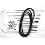 Complete set of footboard strips for VESPA 150 GS VS3T from frame 318303 VS4T VS5T Italian product of excellent quality
