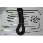 Complete set of padana stripes for VESPA 150 VL2T VL3T from 1956, excellent quality Italian product