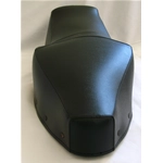 Funda de asiento verde para VESPA 150 GS VS1T, completa con asa y ganchos de sujeción.