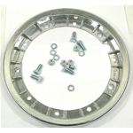 Calotta cerchio Copri Tamburo mezzo cerchio Freno Modello RUSH Cromato per VESPA 50 125 150 200 HP PK PX PE SPRINT