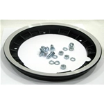 Calotta cerchio Copri Tamburo Freno Modello RUSH Nero per VESPA 50 125 150 200