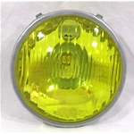 Faro Giallo Rotondo Nuovo per VESPA 50 V5A1T N L R dal 1963 in poi r.o. 101321 070683