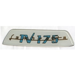 Placa trasera "TV 175 LAMBRETTA" para LAMBRETTA 175