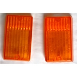 Corpi Luminosi coppia plastiche Frecce Posteriori Arancio per VESPA PK 50 125 S r.o 216784 216785