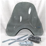 Paravento cupolino mini parabrezza fumè per VESPA PX PE 50 125 150 200 tutte + staffe