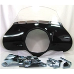 Parabrisas negro para LAMBRETTA TV SPECIAL SX - soportes