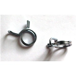 Paire de colliers de serrage zingués pour durite de mélange carburant, diamètre 7 mm, pour VESPA