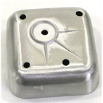 Couvercle de redresseur 65 x 65 x 27 mm pour Vespa en aluminium