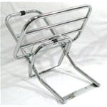 Chrome rear luggage rack for VESPA 125 150 160 180 SPRINT SUPER RALLY GS GL