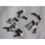 10 Aluminum rivets diameter mm. 2.5x8 for VESPA