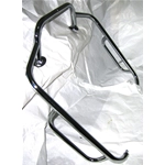 Universal chromed tubular perimeter shield protector for VESPA and LAMBRETTA in 2 pieces