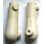 Supports de béquille blancs pour VESPA SUPER SPRINT, diamètre intérieur 20 mm, références 054146 et 054147