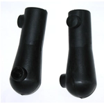 Scarpette cavalletto per VESPA 125 150 160 180 200 VNB VBB GL GT GTR SUPER SPORT SPRINT SPRINT VELOCE GS 160 RALLY nere diametro foro interno Ø 20 mm r.o. 054146 054147