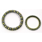 Paire de capuchons de cage de direction pour VESPA 50 90 125 150 160 ro 077023 - 077024