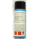Chrome-plating remover spray for cleaning chrome parts for Vespa Lambretta motorcycles.