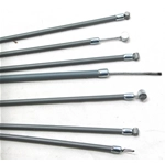 Serie kit 7 cavi con guaina grigia VESPA 125 150 160 180 200 VNB VNA VBB VBA SPRINT RALLY TS GTR SPRINT VELOCE GL GS teflon interno freno firizione accelleratore