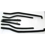 Black strip set for LAMBRETTA LI 1st series footboard