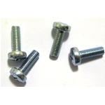 Vis à tête fendue 5 mm x 15 mm pour couvercles de ventilateur VESPA et diverses applications (lot de 10)