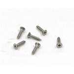Vis en acier inoxydable 2,9 x 13 mm à tête fraisée cruciforme pour VESPA 50 90 125 150 160 180 200 pour le montage de la décoration de l'écusson, du pare-éclaboussures, du klaxon, du garde-boue et des protections de carrosserie.