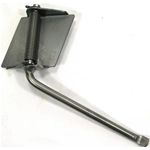 Béquille latérale droite pour Vespa 125 V1T première série, compatible avec les phares bas des modèles V15T, V30, VM et VN.