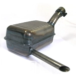 Black muffler for VESPA 125 1952 V33T U small car 1953 LOW HEADLIGHT