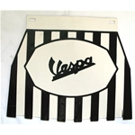 Paraspruzzi parafango pettolina posteriore " VESPA " bianco/nero per VESPA tutte