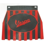 Paraspruzzi parafango pettolina posteriore " VESPA " nero/rosso per VESPA tutte