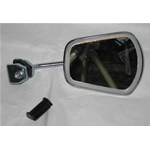 Rectangular rearview mirror on the shield for VESPA and LAMBRETTA 50 80 125 150 160 180 200 ALL