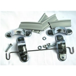 Fascette staffe per attacco specchietti o parabrezza al manubrio per VESPA GS VB1T BBA VNB VBB V98T V1T V15T V30T V33T VU1T VM VN VU1T VL ciclomotori PIAGGIO