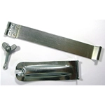 Zinc-plated battery fixing bracket kit for VESPA 160 GS up to frame 0054022