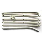 Jeu de baguettes de plancher en aluminium pour LAMBRETTA LI 125
