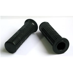 Pair of black GRIPS for VESPA 50 90 125 SPECIAL PRIMAVERA ET3 with logo - APE ro 141924