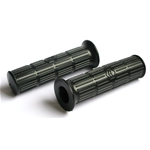 Black GRIPS for VESPA 125 150 180 200 GT GTR SPRINT RALLY PX PE with first series logo ro 141923