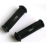 Black grips for VESPA 150 50 90 125 NLR SS PRIMAVERA year 1978 diameter 24 mm. ro 028151