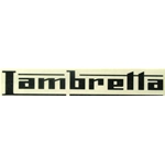 Autocollant lettrage noir LAMBRETTA