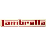 Autocollant rouge LAMBRETTA