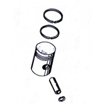 Paire de segments de diamètre 47,2 mm, 6 ports de transfert pour VESPA 50 à 75