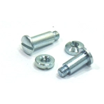Pair of slotted head screws fixing levers for VESPA 98 V98T 125 Bacchetta V1T V15T V30 V33 VU1T U APE 125 A1T a A15T 150 AB1T AB2T ro 610326M