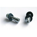 Pair of cross-head screws for fixing levers VESPA 50 90 125 ET3 with self-locking nut and washers ro 150235 012136 008520