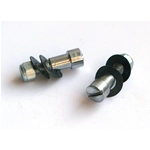 Pair of slotted head screws fixing levers for VESPA 125 VNB6T 150 VBB2T ro 060544 6610283M 150235 012136